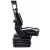 Fotel siedzenie ciągnikowe komfortowe PCV + podłokietnik + zagłowek (czarnę)